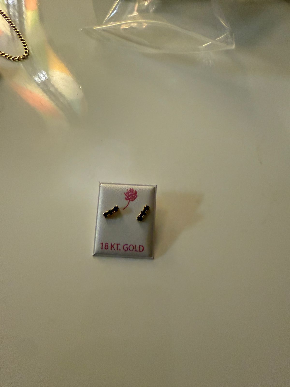 3 Sapphire Studs
