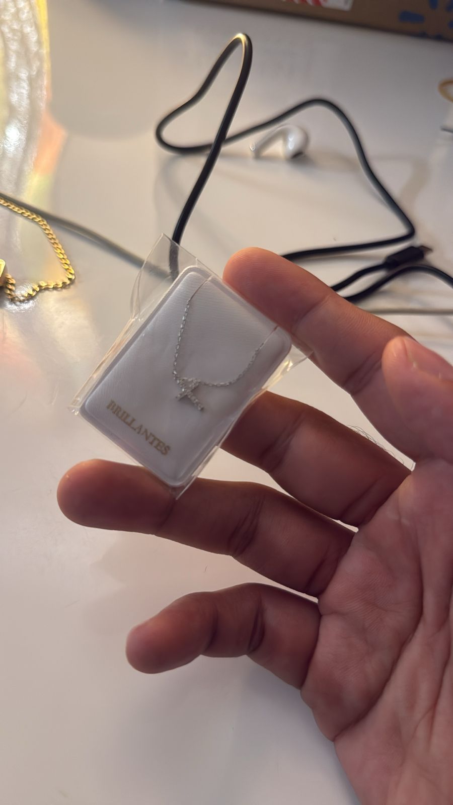 Little Diamond Cross pendant
