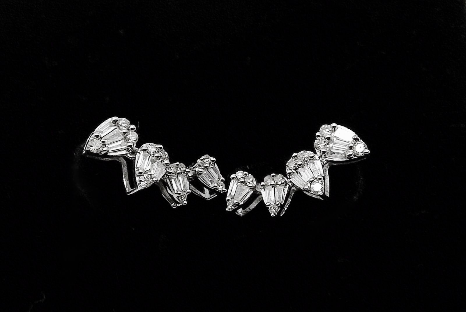 Diamond Climber Earrings